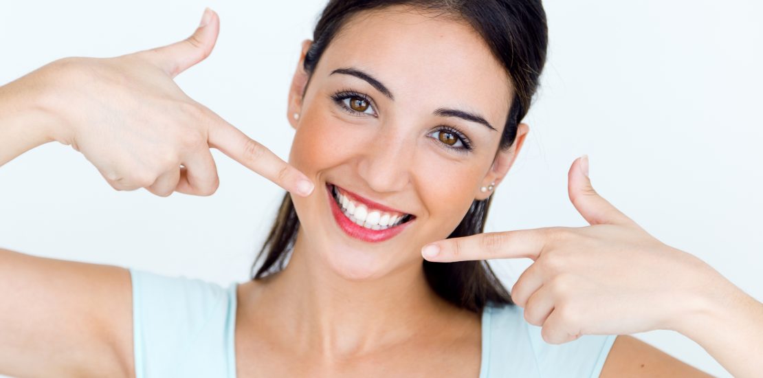 woman with healthy teeth